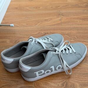 Polo by Ralph Lauren Men's Light Gray Sneakers